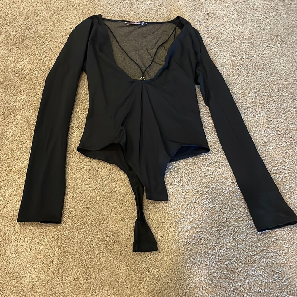 Brand new never worn Victoria’s Secret mesh back bodysuit size small